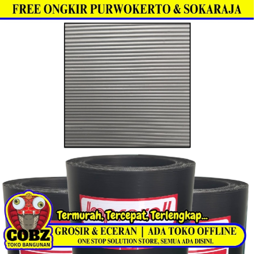 2 MM x 1 M / IMPRAROLL T2 Lembar Polypropylene Multiguna Black Charcoal Meter