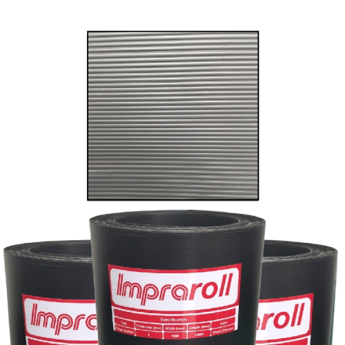 2 MM x 1 M / IMPRAROLL T2 Lembar Polypropylene Multiguna Black Charcoal Meter