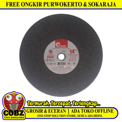 14 IN / KINIK Metal Grinding Mata Gerinda Potong Cutting Besi Baja