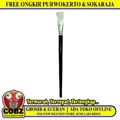 12 MM / SHINING 577 Kuas Lukis Tembok Kayu Besi Air Acyrlic Paint Brush