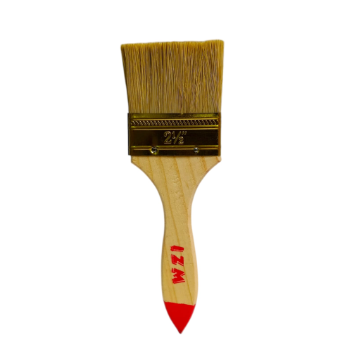 2 1/2 IN / IZM Kuas Cat Tembok Kayu Besi Air Acyrlic Paint Brush