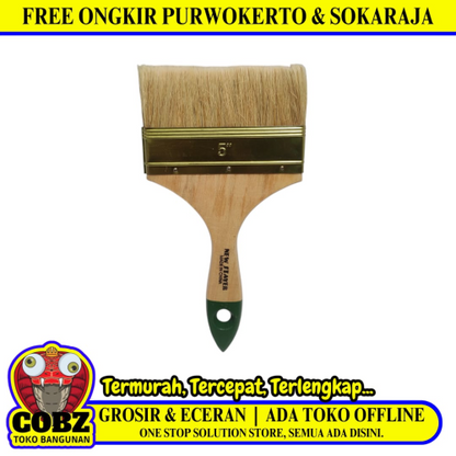 5 IN / NEW STAYER Kuas Cat Tembok Kayu Besi Air Acyrlic Paint Brush