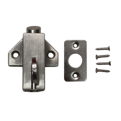 ERBOZ Spring Knife Grendel Kodok Pengunci Jendela Kecil Bahan Silver