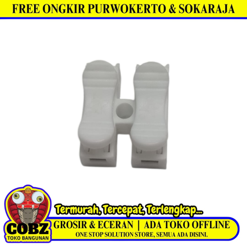 TM Quick Connector Terminal Blok Sambungan Kabel Putih