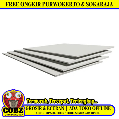 8 MM x 120 CM x 240 CM / KALSIPART Board Silika Papan Plafon Partisi Lembar