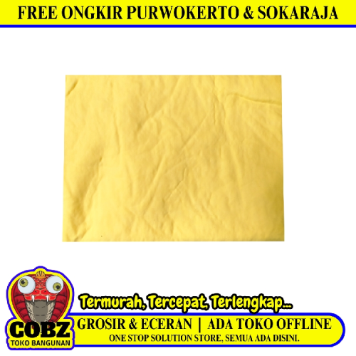 65 CM x 43 CM / COBZ Lap Kanebo Serat Chamois Mobil Motor Non Tabung