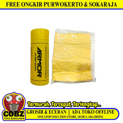 43 CM x 32 CM / ARMOR Lap Kanebo Chamois Mobil Motor + Tabung Set