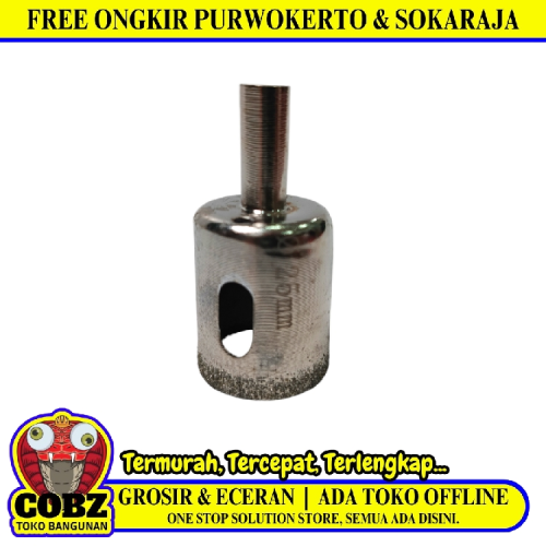 25 MM / JG Mata Coring Diamond Core Pelubang Keramik Granit Kaca