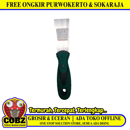 1 1/2 IN / CHIYO  Sekrap Kape Scrapper Cat Perata Acian Gagang Bahan
