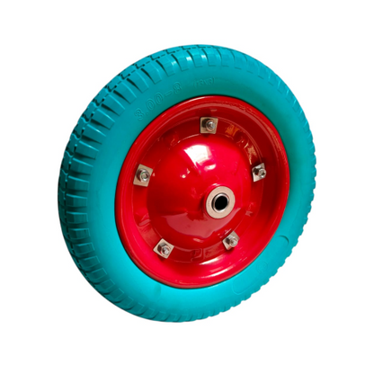 8 IN / GUNDUL Roda Ban Mati Gerobak Angkong Sorong Pasir Cor Set