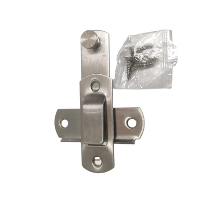 NM Grendel Pintu Geser Sliding Door Lurus Stainless Set