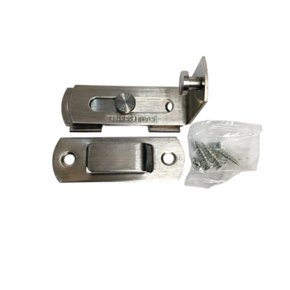 TAROSE Grendel Pintu Geser Sliding Door Siku L Stainless Set