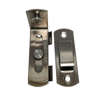 TAROSE Grendel Pintu Geser Sliding Door Siku L Stainless Set