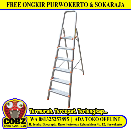 178 CM / BLACKFOOT Tangga Lipat Aluminium Multifungsi Set