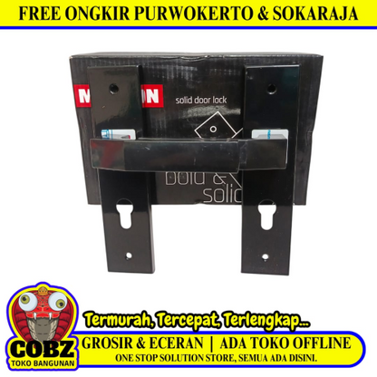 MAROON SIX-M Handle Door Lock Tarikan Handle Kunci Pintu Tanggung Set