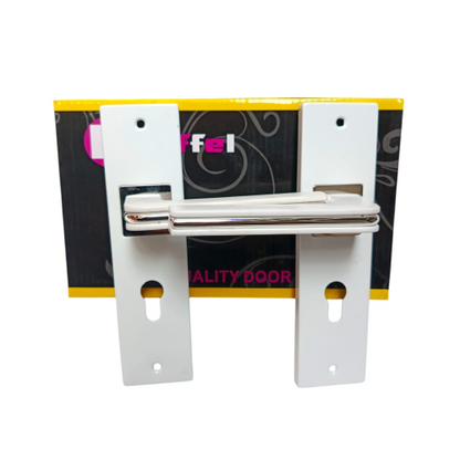 EIFFEL 888-2 CP/WT Handle Door Lock Tarikan Handle Kunci Pintu Tanggung Set