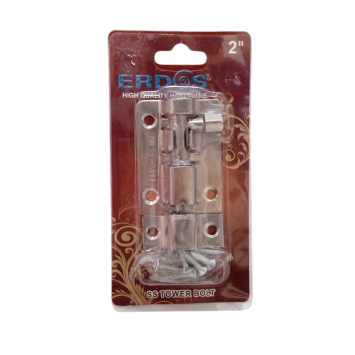 2 IN / ERDOS Grendel Kunci Slot Pintu Jendela Stainless