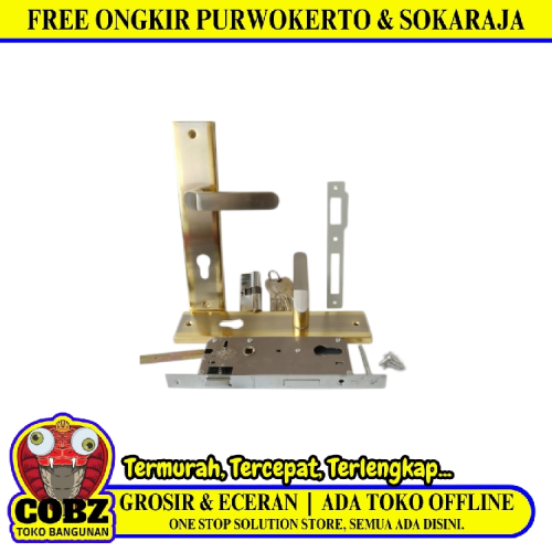 VERRIZ  Handle Door Lock Tarikan Handle Kunci Pintu Besar Set