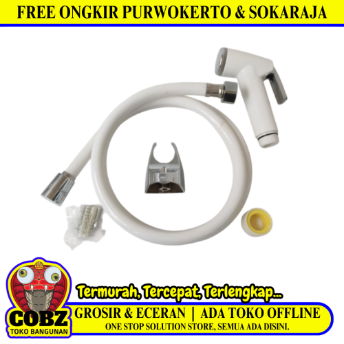 1/2 IN x 120 CM / DIVA SB-798 Jet Shower Cebok Toilet Plastik PVC Set