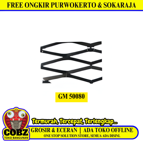 120 CM x 240 CM / MTM GM 50080ERK TIPE Kawat Ram Plat Expanded Mesh Lembar