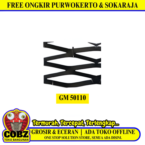120 CM x 240 CM / TM GM 50110 Kawat Ram Plat Expanded Mesh Lembar