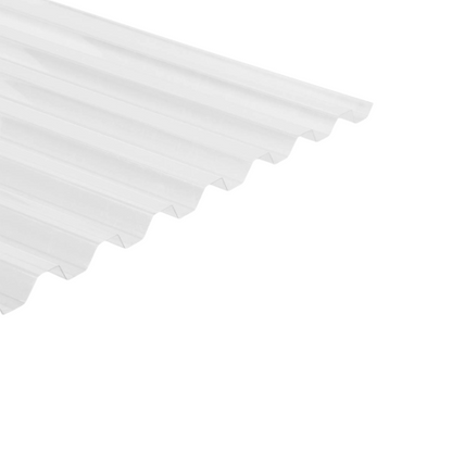 0.7 MM x 840 MM x 1.8 M / TM GRECA Atap U PVC Gelombang Kecil Clear Lembar