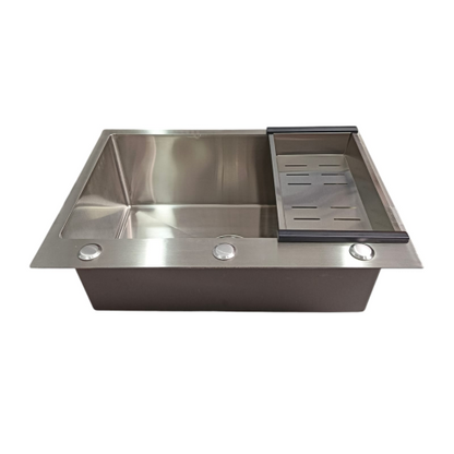 60 CM x 45 CM x 22 CM / COBZ A-6045 Bak Cuci Piring Washbak 1 Lubang + Acc Set