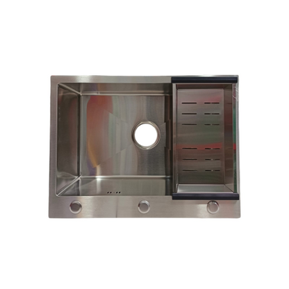 60 CM x 45 CM x 22 CM / COBZ A-6045 Bak Cuci Piring Washbak 1 Lubang + Acc Set