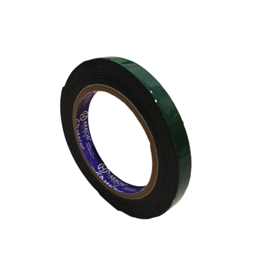 12 MM / HARACHI Isolasi Bolak Balik Busa Double Foam Tape Hitam