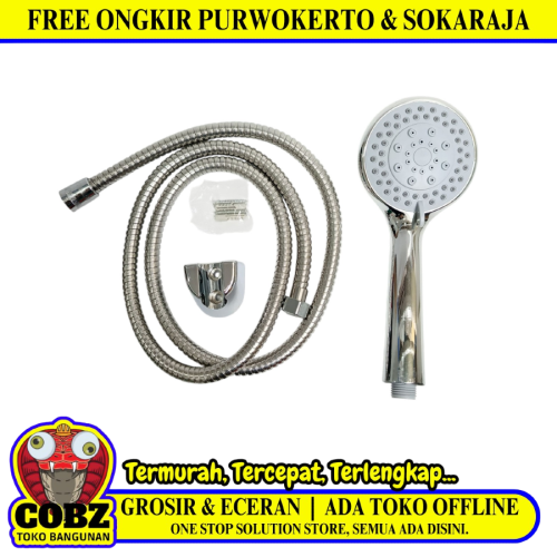 1/2 IN x 150 CM / AUGUSTO WZ 37 Hand Shower Tangan Kamar Mandi Set