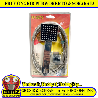 1/2 IN x 150 CM / ISCO PRIME HSW SC-25 Hand Shower Tangan Kamar Mandi Set