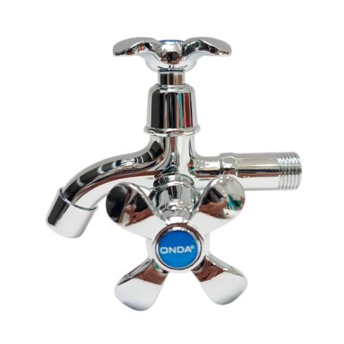 1/2 IN / ONDA 407 MH Kran Air Cabang Double Shower Mesin Cuci Stainless