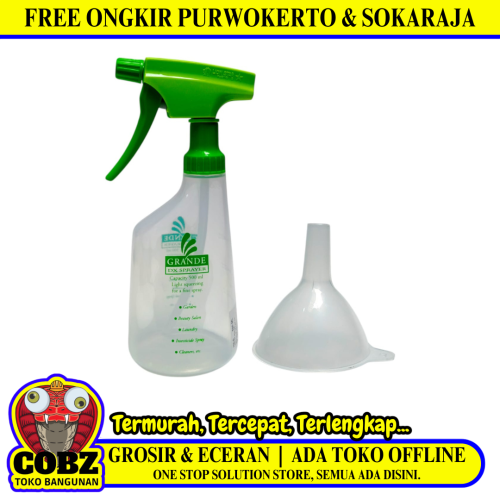 500 ML / GRANDE DX Semprotan Tanaman Burung Bottle Sprayer Model Tekan