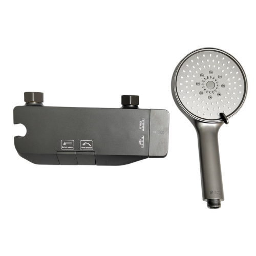 1/2 IN / ISCO WHC-6708 Kran Shower Panas Dingin Stainless + Selang + Shower Set