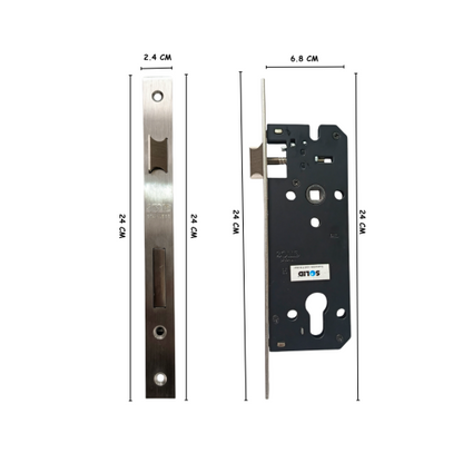 SOLID HP 62.10 BL Handle Door Lock Tarikan Handle Kunci Pintu Besar Set