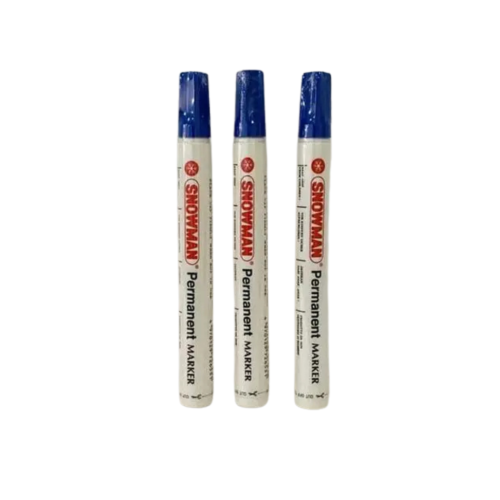 SNOWMAN Spidol Alat Tulis Marker Permanent Besar Biru