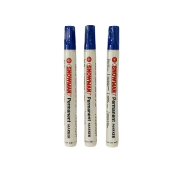 SNOWMAN Spidol Alat Tulis Marker Permanent Besar Biru