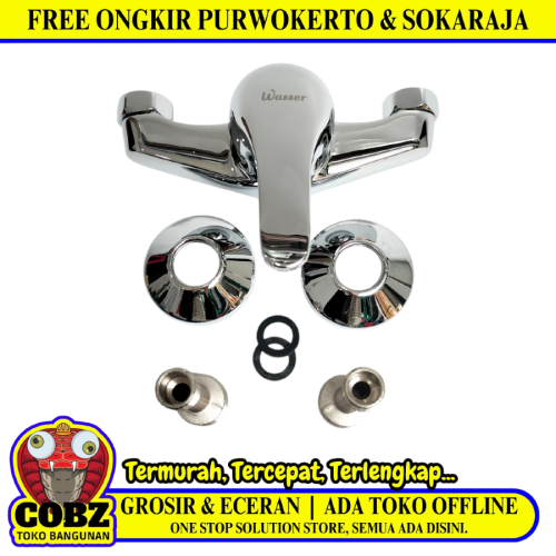 1/2 IN / WASSER MSW-S020 Kran Air Shower Panas Dingin Stainless