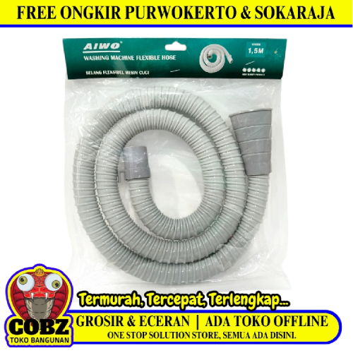 150 CM / AIWO Selang Pembuangan Air Mesin Cuci Bawah Outlet