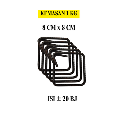 TM Begel Besi Ring Gelangan Kolom Beton Pondasi KG
