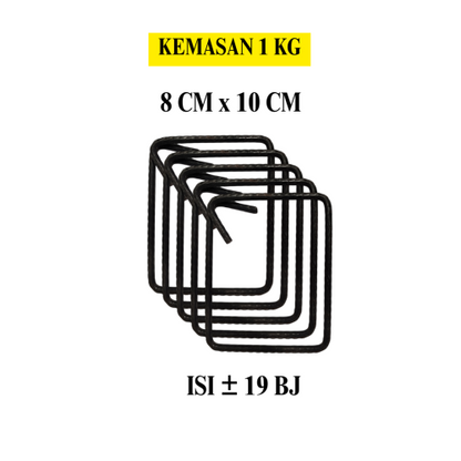 TM Begel Besi Ring Gelangan Kolom Beton Pondasi KG
