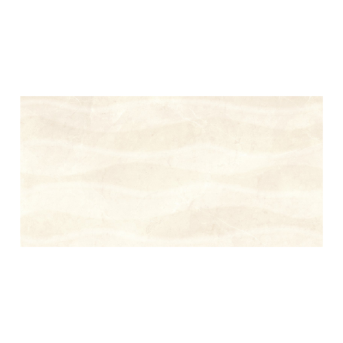 30 CM x 60 CM / PLATINUM DEXA Keramik Dinding Kamar Mandi Glossy Cream Embossed Dus