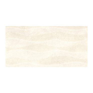 30 CM x 60 CM / PLATINUM DEXA Keramik Dinding Kamar Mandi Glossy Cream Embossed Dus