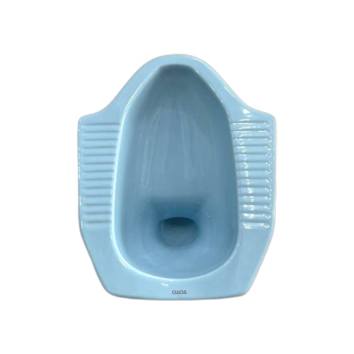 60 CM x 41 CM x 33 CM / TOTO Kloset Jongkok Toilet Blue Keramik