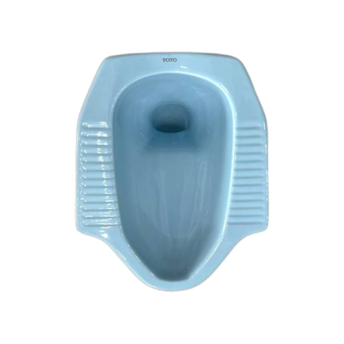 60 CM x 41 CM x 33 CM / TOTO Kloset Jongkok Toilet Blue Keramik