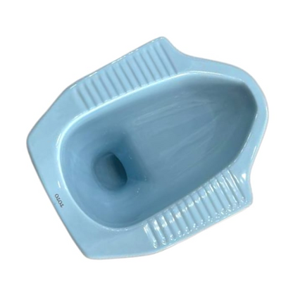 60 CM x 41 CM x 33 CM / TOTO Kloset Jongkok Toilet Blue Keramik