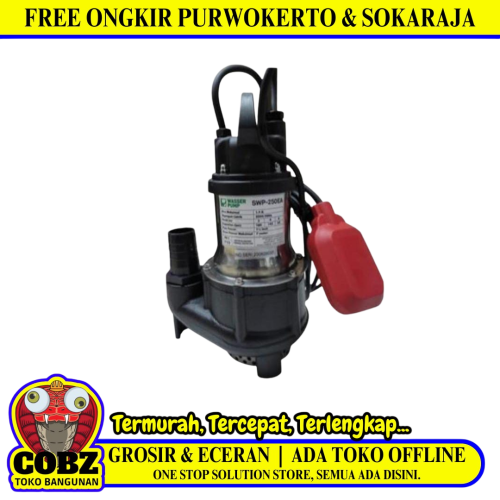 WASSER SWP-250EA Pompa Celup Air Kotor Submersible Otomatis Set