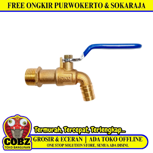 1/2 IN / HONXI Kran Air Tembok Taman Bola Ball Valve Stainless