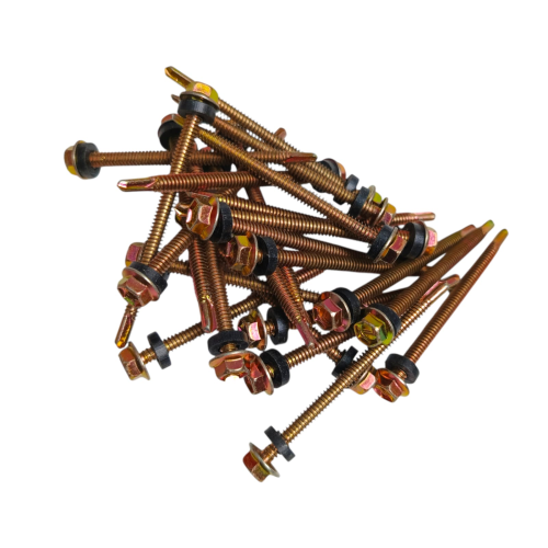 #12 x 70 MM / LL YELLOW Roofing Baut Sekrup Atap Baja Ringan Kuning Dus