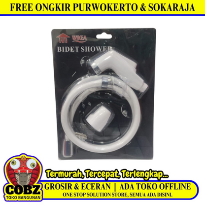 1/2 IN x 120 CM / WIKEA Jet Shower Cebok Toilet Plastik PVC Set